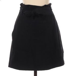 Abercrombie & Fitch black suede skirt